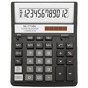 Калькулятор 12 разр. 200*157мм., двойное питание 