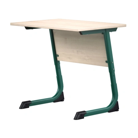Стол ученический «Оптима» LITE 1 — местный, регулируемый 3 - 5 группа, клен танзай 22 мм 