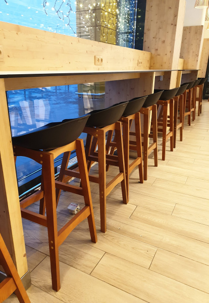 Стул барный SHT-ST19/S65 черный