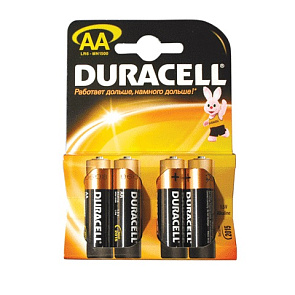 Батарейка DURACELL LR6 Basic BL 4/80 (Комплект 4шт.) 