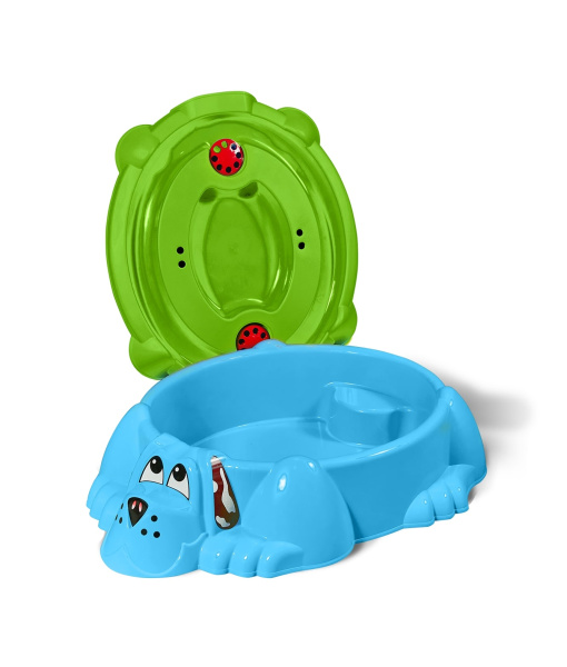 Песочница KIDS Собачка с крышкой 432