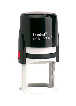 Оснастка для печати 45мм., пластмассовая, автомат., круглая, TRODAT 46045 