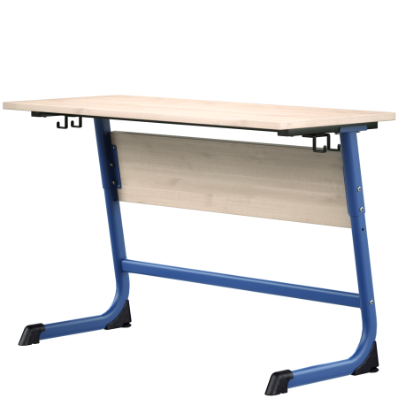 Стол ученический «Оптима» 2 — местный, регулируемый 3 - 5 группа, клен танзай 22 мм 