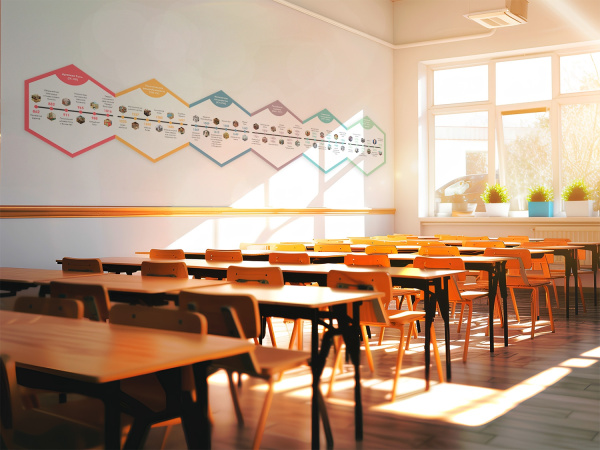 «Стендум История: Лента времени» - набор информационно-методических панелей (6 шт.)