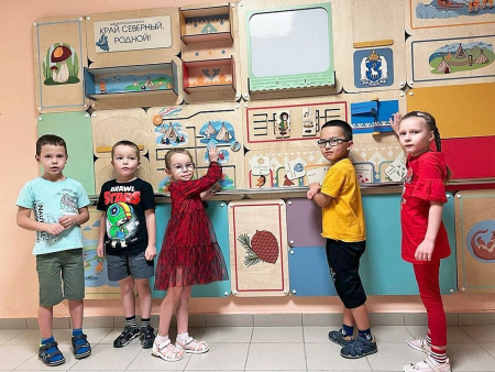 «Край северный, родной. ЯНАО» - Дидактическая настенная панель