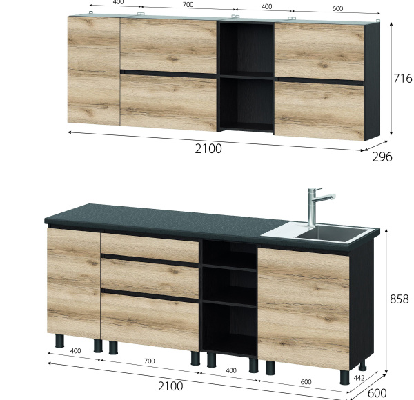 Берген 1/ 2,1 м