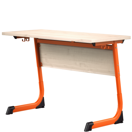 Стол ученический «Оптима» LITE 2 — местный, регулируемый 3 - 5 группа, клен танзай 22 мм