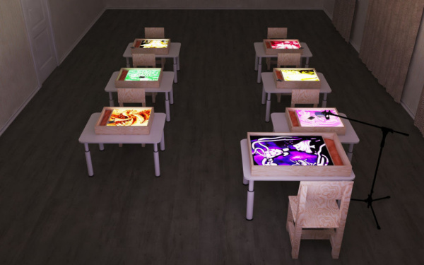 Студия для рисования песком "Натюрморт" (дерево)