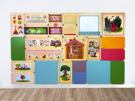 «Русский народный быт» - Дидактическая настенная панель