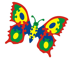 Пазл-Мозаика "Бабочка большая" арт.45375 