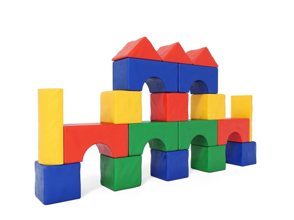 Мягкий конструктор «Колизей» синий