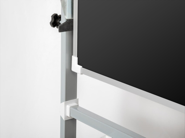 Поворотная магнитная полимерная школьная доска  чёрная