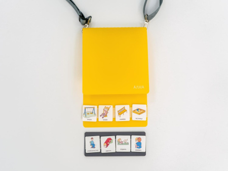 Коммуникативная книга с карточками PECS/ПЭКС (Большая) серый