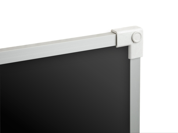 Двухэлементная(П) магнитная полимерная школьная доска чёрная