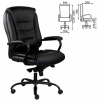 Кресло офисное "Ровер" CH-708, усиленное, НАГРУЗКА до 150 кг, экокожа, черное