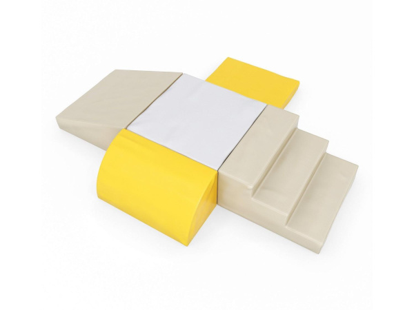 Мягкий спортивный модуль «Подиум» желтый