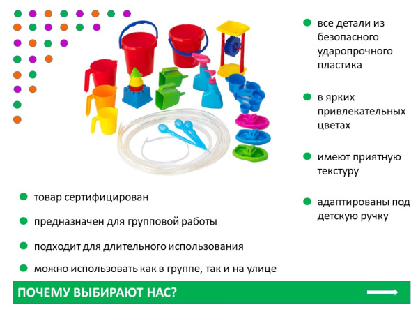 Играем с водой. Набор для класса