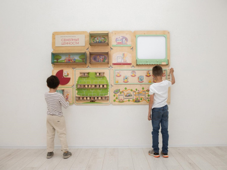 Дидактическая настенная панель «Семейные ценности »