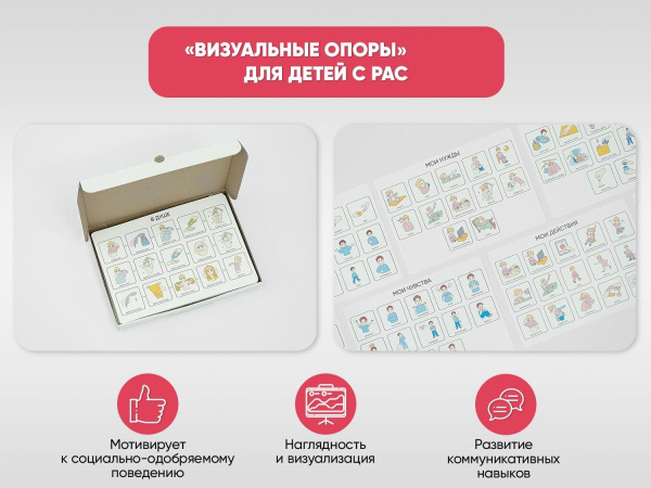«Визуальные опоры» для детей с РАС