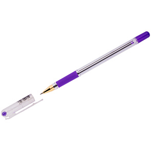 Ручка шариковая "MC Gold" 0,5мм. фиолетовая грип 