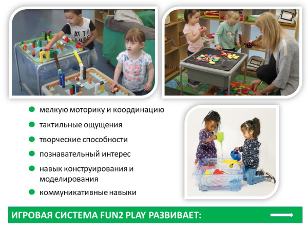 Fun2 Play Игровая система Лоток с крышкой (Прозрачный)
