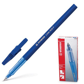 Ручка шариковая "Liner" 0,3мм. синяя, корпус синий 