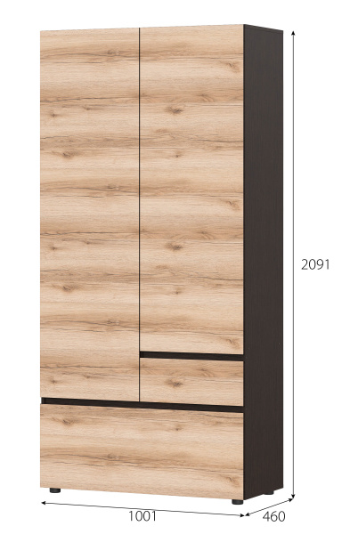 МС "Берген" Шкаф двухстворчатый