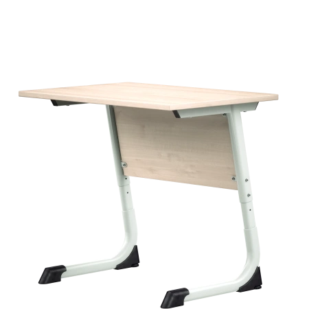 Стол ученический «Оптима» LITE 1 — местный, регулируемый 3 - 5 группа, клен танзай 22 мм 