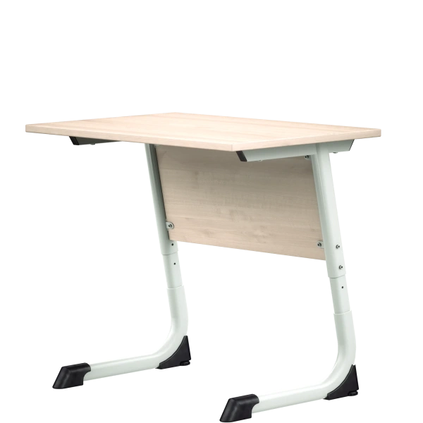 Стол ученический «Оптима» LITE 1 — местный, регулируемый 3 - 5 группа, клен танзай 22 мм 
