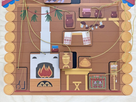 «Русский народный быт» - Дидактическая настенная панель