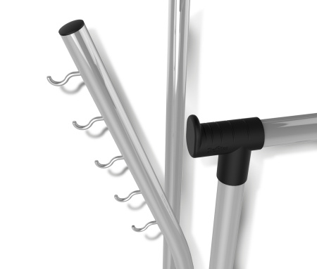 Вешалка гардеробная SHT-WR7 на колесиках