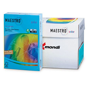 Бумага А4 500л "Maestro Color INTENSIVE" 80гр/м2, 104% (светло-синий) 