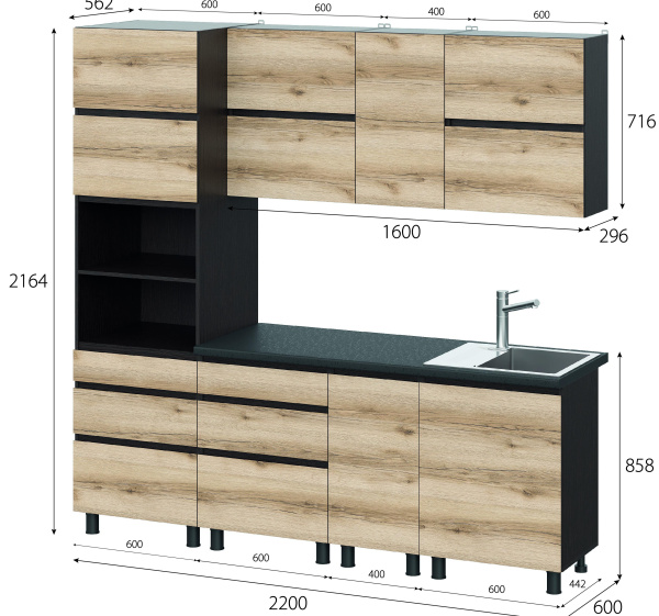 Берген 1/ 2,2 м