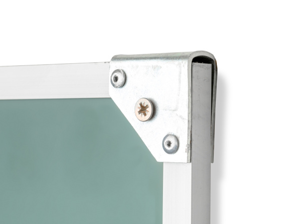 Двухэлементная(П) магнитная полимерная школьная доска (меловая)